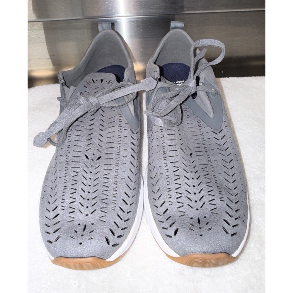 Native Gray Apollo Perforated Sneakers Women's‎ Size 7 EUC